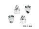 GPM Aluminium Shock Top Caps 2Pcs - Silver TPSCAP-S