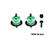GPM Steel & Aluminium Front & Rear Complete Differential Set - Green SLA1337FR-G