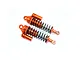 GPM Aluminium 132mm Piggyback Shock Absorbers 2Pcs - Orange SB132F/L-OR-BK