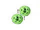 GPM Aluminium 17mm Brake Disc Wheel Hex +6mm Adapters 2Pcs - Green MAI10+6/DISK-G