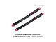 GPM Aluminium and Nylon Adjustable Front or Rear Suspension Limit Straps 2Pcs - Black and Red LMT21213/SP-R-BK