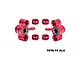 GPM Red Aluminium ARRMA Kraton & Outcast Steering Block Hubs MAK021-R