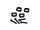 GPM Aluminium Motor Mount Braces and Screws 4Pcs - Black TXM007N-BK
