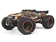 BlackZon Spryte ST Turbo 1/20 scale RC stadium truck in orange and black livery, featuring off-road tires and a rear spoiler.