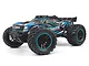 BlackZon Spryte ST Turbo RC stadium truck in blue and black livery with off-road tires, shown from a front-quarter angle on a white background.