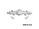 GPM Aluminium Rear Quick Release Axle Housing - Silver LMT2013-S