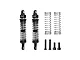 GPM Aluminium 71mm Front or Rear Adjustable Progressive Spring Shocks Set 2Pcs - Silver MQM071F/R-S-BK