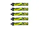 Five BetaFPV LAVA Series II 1S LiPo batteries, each 320mAh 95C, arranged vertically against a white background.