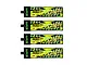 Four BetaFPV LAVA Series II 1S 480mAh 95C LiPo batteries with hard cases arranged vertically against a white background.
