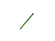 GPM Aluminium Rear Chassis Brace Bar - Green MAKX025R-G
