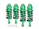GPM Aluminium 78mm Front & 88mm Rear Adjustable Shocks 4Pcs - Green MAL07888FR-G-BK