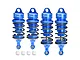 GPM Aluminium 78mm Front & 88mm Rear Adjustable Shocks 4Pcs - Blue MAL07888FR-B-BK