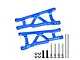 GPM Aluminium Front or Rear Suspension Arms 2Pcs - Blue SLA055-B