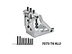 GPM Aluminium Quick Release Motor Mount - Silver XRT038A-S
