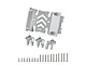 GPM Silver Aluminium Centre Gear Box Skid Plate & Mount Set SCX3038BA-S