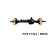 GPM SCX10 Pro Black Aluminium & Brass Front Differential/Axle Housing SCXP012-BK