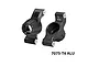 GPM Black Aluminium Rear Hubs 2Pcs TXMS022N-BK