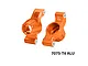 GPM Orange Aluminium Rear Hubs 2Pcs TXMS022N-OR