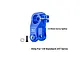 GPM Blue Aluminium 25T Servo Horn TXMS024/SH-B