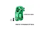 GPM Green Aluminium 25T Servo Horn TXMS024/SH-G