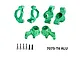 GPM Aluminium Front Steering Hubs, Hub Carriers (C-Hubs) and Rear Hubs Set - Green TXMS192122N-G