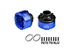 GPM Blue Carbon Steel & Aluminium Diff Cases 2Pcs XRT011/2-B