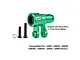 GPM Aluminium 25T Servo Horn - Green XRT025TSH-G