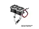 GPM Aluminium 56-70mm Adjustable Mount with Dual 40x28mm Cooling Fans - Silver GPM5276FANB2-S