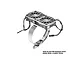 GPM Aluminium 56-70mm Adjustable Mount with Dual 40x40mm Cooling Fans - Silver GPM5276FANV2-S