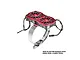 GPM Aluminium 56-70mm Adjustable Mount with Dual 40x40mm Cooling Fans - Red GPM5276FANV2-R