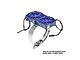 GPM Aluminium 56-70mm Adjustable Mount with Dual 40x40mm Cooling Fans - Blue GPM5276FANV2-B
