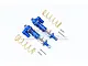 GPM Blue Aluminium Maxx 4S Front & Rear Adjustable Piggyback Shocks 2Pcs TXMS125F/R/L-B-S