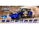 BlackZon Vyper RX Turbo RC Rally Car Electric 4WD 1/16 Scale RTR - Blue/Orange 540284