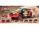 BlackZon Vyper RX Turbo RC Rally Car Electric 4WD 1/16 Scale RTR - Red/Orange 540283