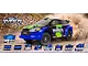 BlackZon Vyper RX RC Rally Car Electric 4WD 1/16 Scale RTR - Blue 540282