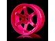 MST 1.9" TE37 (+5mm Offset) High Traction Rims 2Pcs - Hot Pink 832301HP