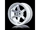 MST 1.9" TE37 (+5mm Offset) High Traction Rims 2Pcs - White 832301W
