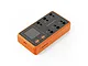 BetaFPV HexaCharger Pro 78W 1S 6-port smart charger in orange and black, featuring a digital display, control buttons, and six charging ports.