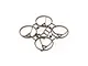 A clear grey BetaFPV Champion drone frame featuring four integrated propeller guards in a quadcopter layout.