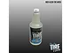 A bottle of CowRC MOO-Kleen Tire Wash cleaner with a white cap against a gray background.