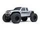 Axial SCX10 III Coyote 1/10 scale 4WD electric RC rock crawler in silver against a white background.