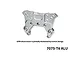 GPM Aluminium Front Shock Tower - Silver MTV6028-S