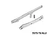 GPM aluminium front and rear chassis braces in silver with mounting hardware and 7075-T6 ALU text.
