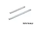 GPM Aluminium Centre Chassis Braces in silver, featuring two matching metal reinforcement bars with engraved branding.
