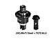GPM Racing black complete front differential assembly with steel and aluminum parts, including ring gear marked 12T-30T and pinion gear.