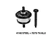 GPM Steel & Aluminium 13T/43T 1Mod Complete Centre Differential - Silver LMT1343S/CS-S