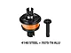 GPM Steel & Aluminium 13T/43T 1Mod Complete Front or Rear Differential - Orange LMT1343S-OR