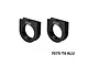 Two black GPM Aluminium Centre Differential Bearing Braces shown against a clean white studio background with text reading 7075-T6 ALU.