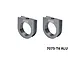 Two grey aluminium centre differential bearing braces with GPM Racing branding and 7075-T6 ALU text on a white background.
