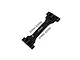 GPM black anodised aluminium rear chassis brace with four mounting screws on a white background.